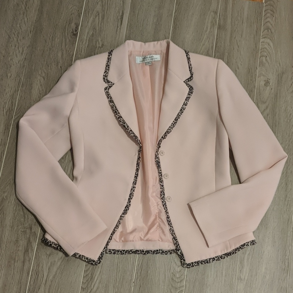 Tahari Arthur S Levine Pink Blazer